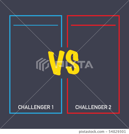 Versus battle, business confrontation screen with 54829301