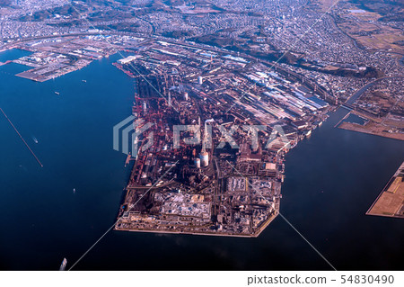 [鳥瞰圖]新日鐵住友金屬制津製作所鳥瞰圖填海土地 54830490