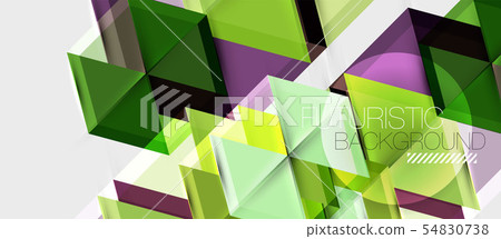 Hexagon vector business presentation or brochure template, technology modern design 54830738