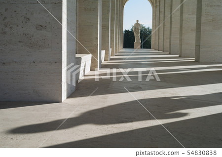 Statues in EUR quarter, Rome Italy 54830838