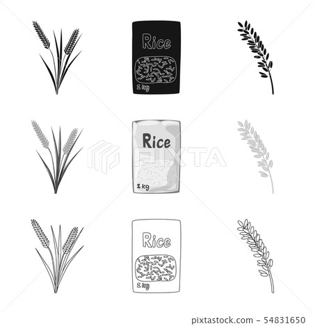 Isolated object of crop and ecological icon. Set of crop and cooking vector icon for stock. Isolated object of crop and ecological icon. Set of crop and cooking vector icon for stock. 54831650