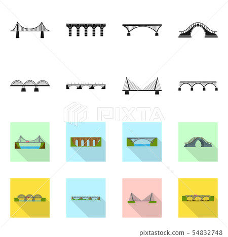 Vector design of connection and design symbol. Collection of connection and side stock vector Vector design of connection and design symbol. Collection of connection and side stock vector 54832748