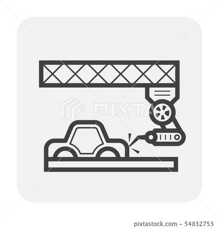car manufacture icon car manufacture icon 54832753
