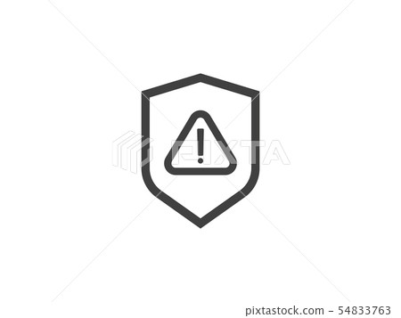 attention warning alert sign with exclamation mark attention warning alert sign with exclamation mark 54833763