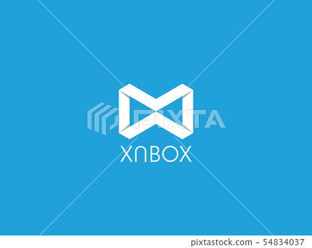 Abstract geometric letter MW WM logo template with Abstract geometric letter MW WM logo template with 54834037