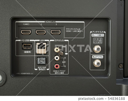 電視背面的終端 54836188