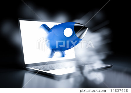Fast speed technology concept Fast speed technology concept 54837428