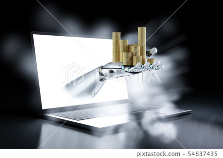 Financial technology concept Financial technology concept 54837435