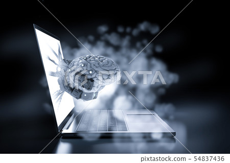 Artificial intelligence brain Artificial intelligence brain 54837436