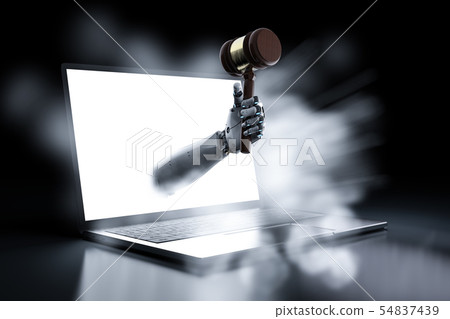 Cyber law concept Cyber law concept 54837439