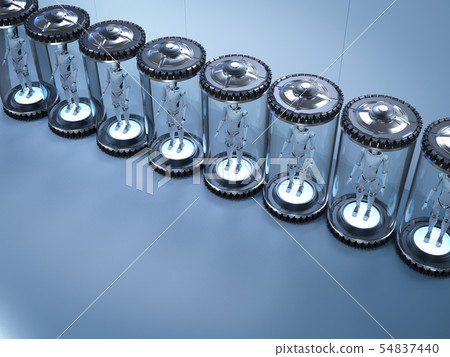 Artificial intelligence development concept Artificial intelligence development concept 54837440