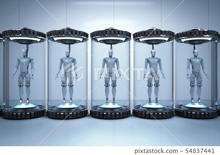 Artificial intelligence development concept Artificial intelligence development concept 54837441