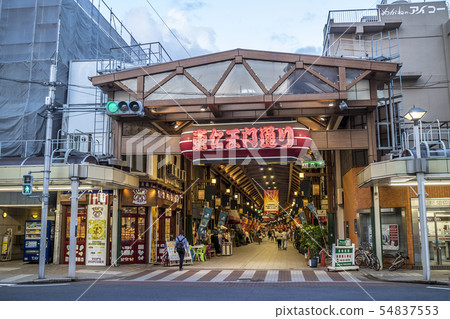 愛知縣名古屋市風景大須 54837553