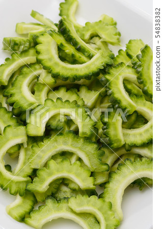 Sliced bitter gourd Sliced bitter gourd 54838382