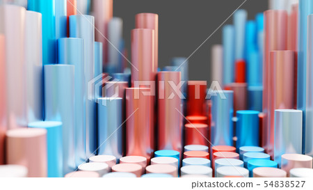 The background of the multi-colored cylinders is chaotic The background of the multi-colored cylinders is chaotic 54838527