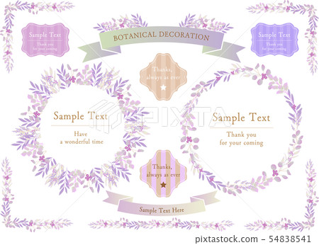 Botanical_Wreath_Frame_Illustration_Autumn_Plant_botanical_Dull color_Set Botanical_Wreath_Frame_Illustration_Autumn_Plant_botanical_Dull color_Set 54838541