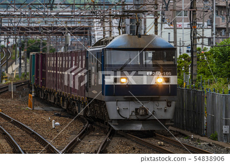 Freight train running image 54838906