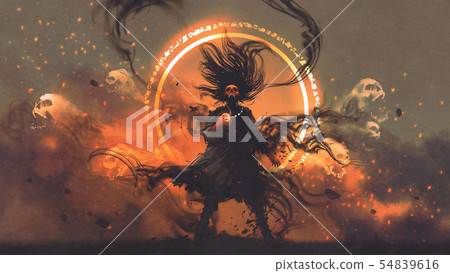 the angry sorcerer of evil spirits the angry sorcerer of evil spirits 54839616