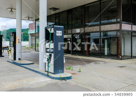 廢棄的加油站 廢棄的加油站 54839905