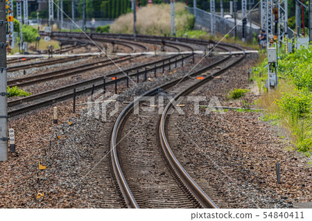 Railway track image Railway track image 54840411