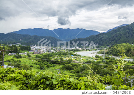 岐阜縣中津川市Sakashita鎮風景 54842968
