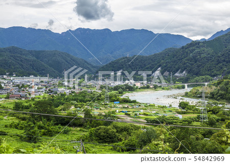 岐阜縣中津川市Sakashita鎮風景 54842969