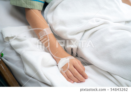 Hospital and patient concept Hospital and patient concept 54843262