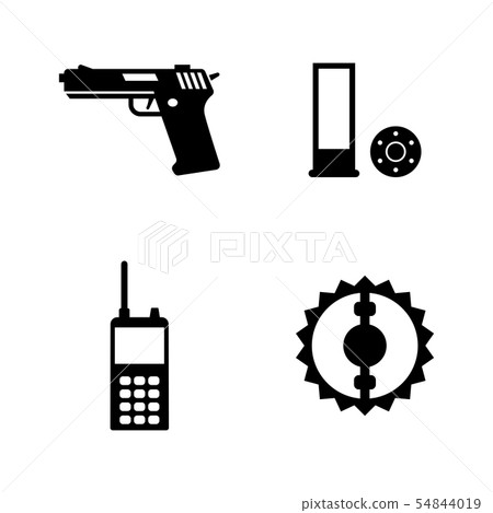Special Forces Tools, Hunt. Simple Related Vector 54844019
