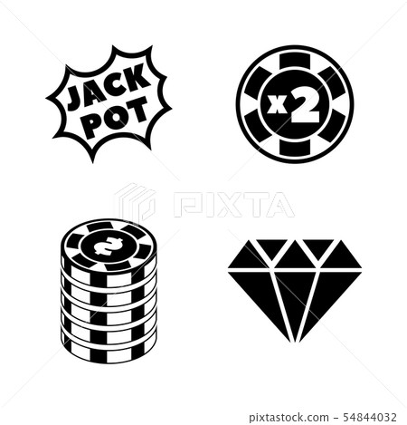 Gambling Casino. Simple Related Vector Icons Gambling Casino. Simple Related Vector Icons 54844032