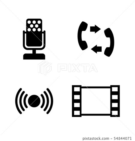 Connection. Simple Related Vector Icons 54844071