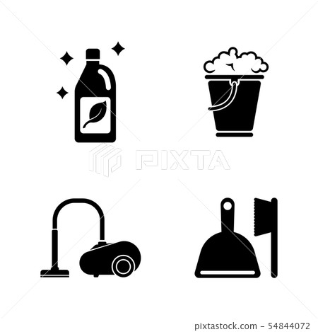 Washing tidying. Simple Related Vector Icons 54844072