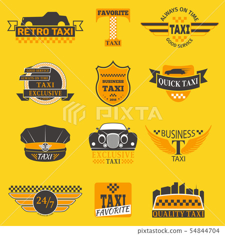 Taxi Logo Design 8 Digital Art by Douglas Brown - Pixels