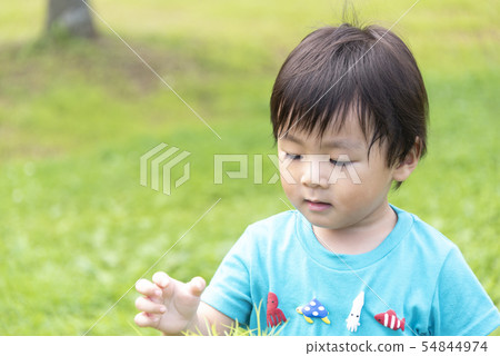 兒童男孩肖像2歲的孩子 兒童男孩肖像2歲的孩子 54844974