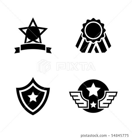 Awards. Simple Related Vector Icons - Stock Illustration [54845775] - PIXTA