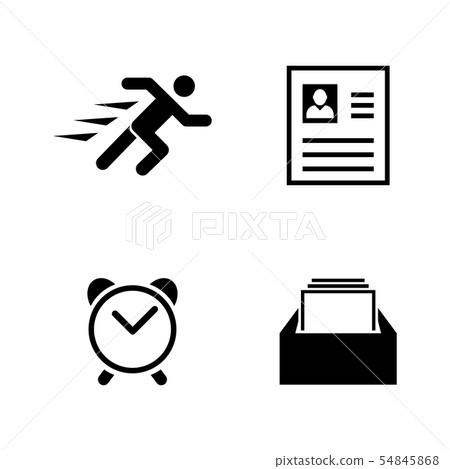Business Organization. Simple Related Vector Icons 54845868