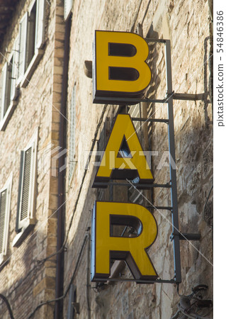 Bar sign 54846386