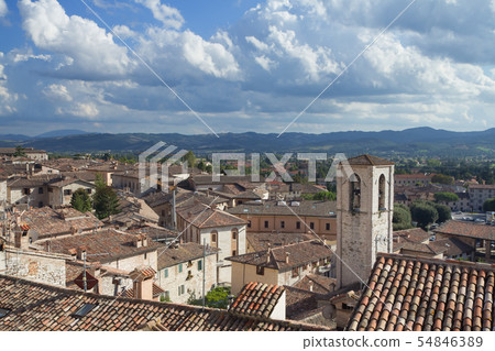 Ancient town of Gubbio (Umbria, Italy) 54846389