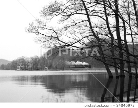 SL landscape distant view photo monochrome SL landscape distant view photo monochrome 54846972