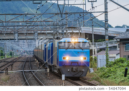 貨運列車運行圖像 貨運列車運行圖像 54847094