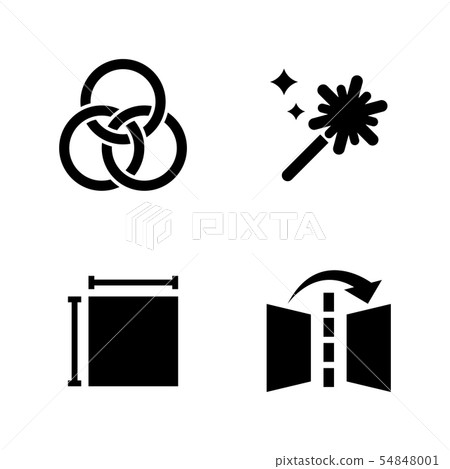Image editing. Simple Related Vector Icons Image editing. Simple Related Vector Icons 54848001
