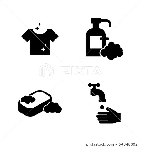 Hygiene. Simple Related Vector Icons Hygiene. Simple Related Vector Icons 54848002