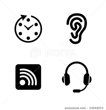 Communication. Simple Related Vector Icons Communication. Simple Related Vector Icons 54848053