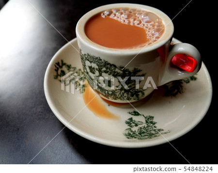 Hot Milk Tea in cup, Singapore Hot Milk Tea in cup, Singapore 54848224