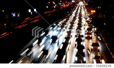 Traffic jam in the City Traffic jam in the City 54848238