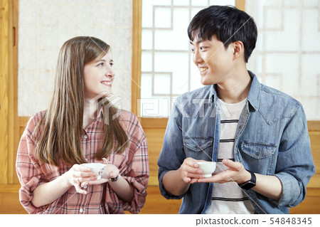 夫婦,茶道,茶道,傳統,文化,韓國文化,傳統民居,韓屋,首爾 夫婦,茶道,茶道,傳統,文化,韓國文化,傳統民居,韓屋,首爾 54848345