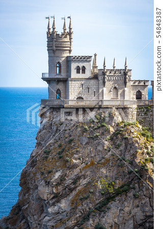 Castle of Swallow's Nest at the Black Sea coast, Castle of Swallow's Nest at the Black Sea coast, 54848387