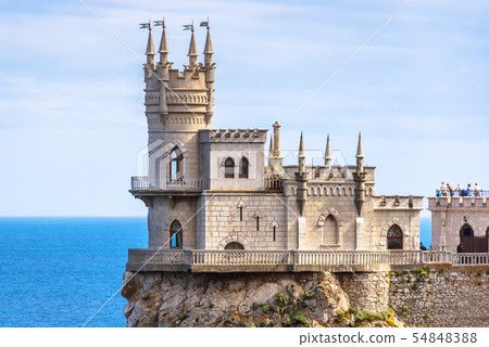 Castle of Swallow's Nest at the Black Sea coast, Castle of Swallow's Nest at the Black Sea coast, 54848388