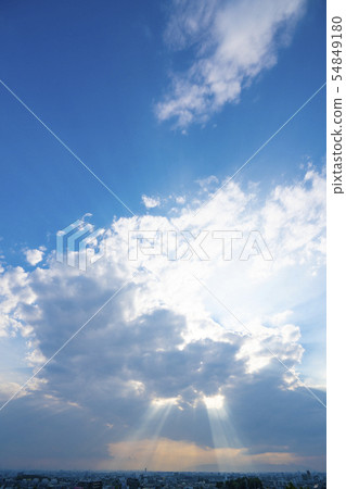 雲，發光，天使獅子 54849180