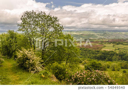 French countryside. loubressac midi pyrenees 54849340