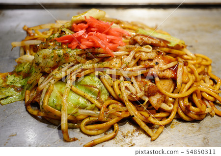 Delicious sauced soba soba Delicious sauced soba soba 54850311
